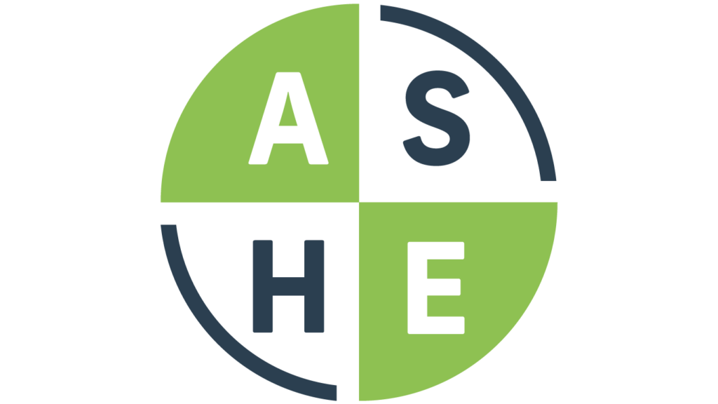 Logo ASHE Vert et bleu